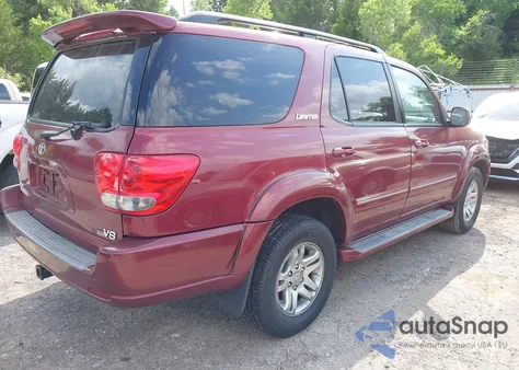 2007 Toyota Sequoia Limited V8 из США, поврежденный, VIN 5TDZT38A07S284895